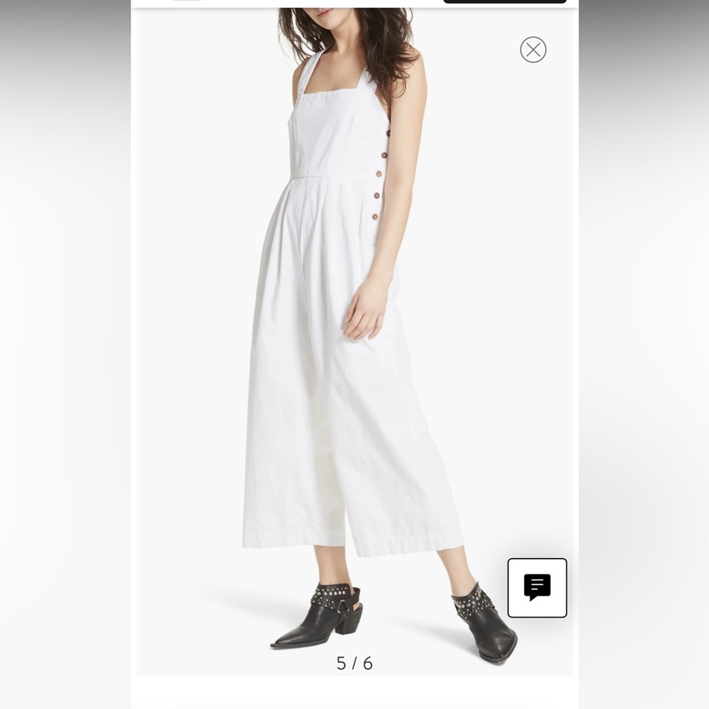 Freepeople White jumpsuit